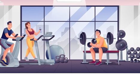 cinta de correr hall of fitness