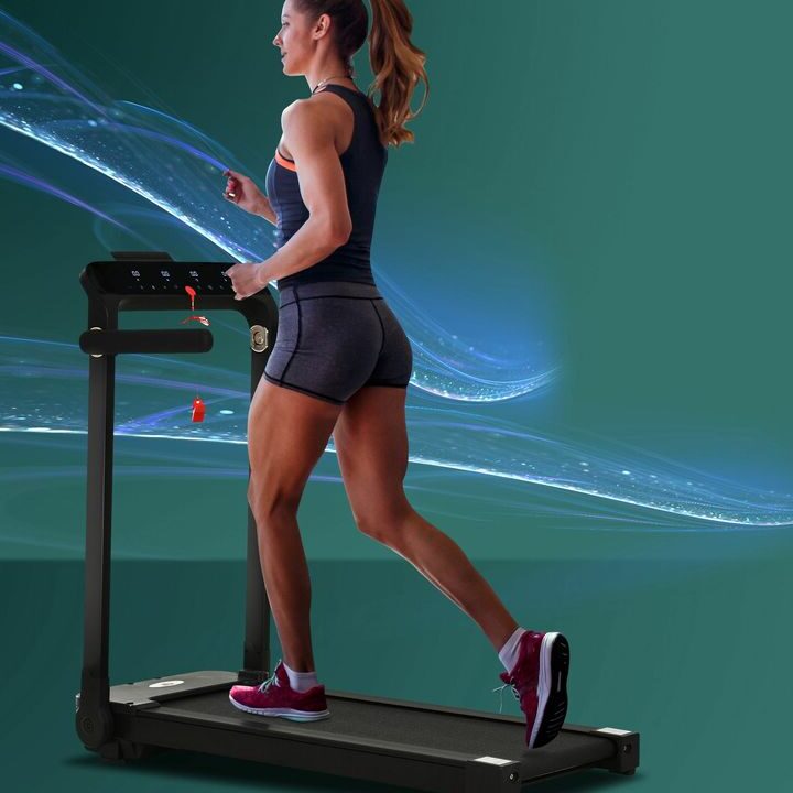 homcom cinta de correr plegable y