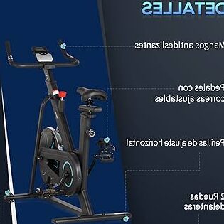 bicicletas estaticas plegables homcom aosom