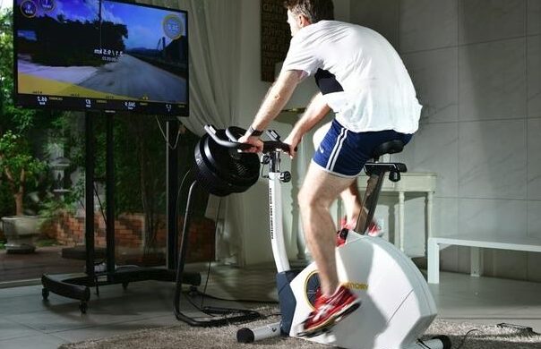 gafas realidad virtual bicicletas estaticas